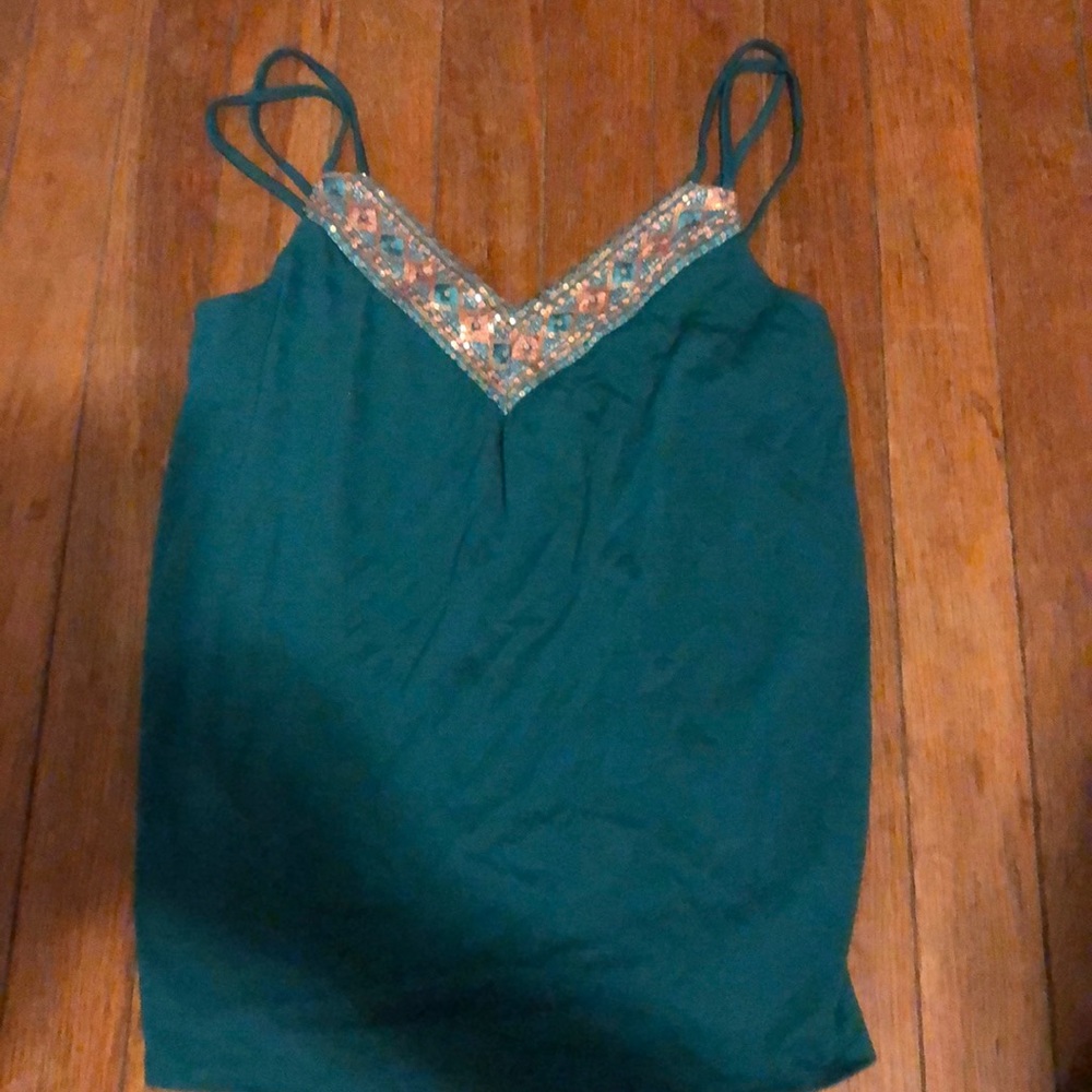 Teal tank top
